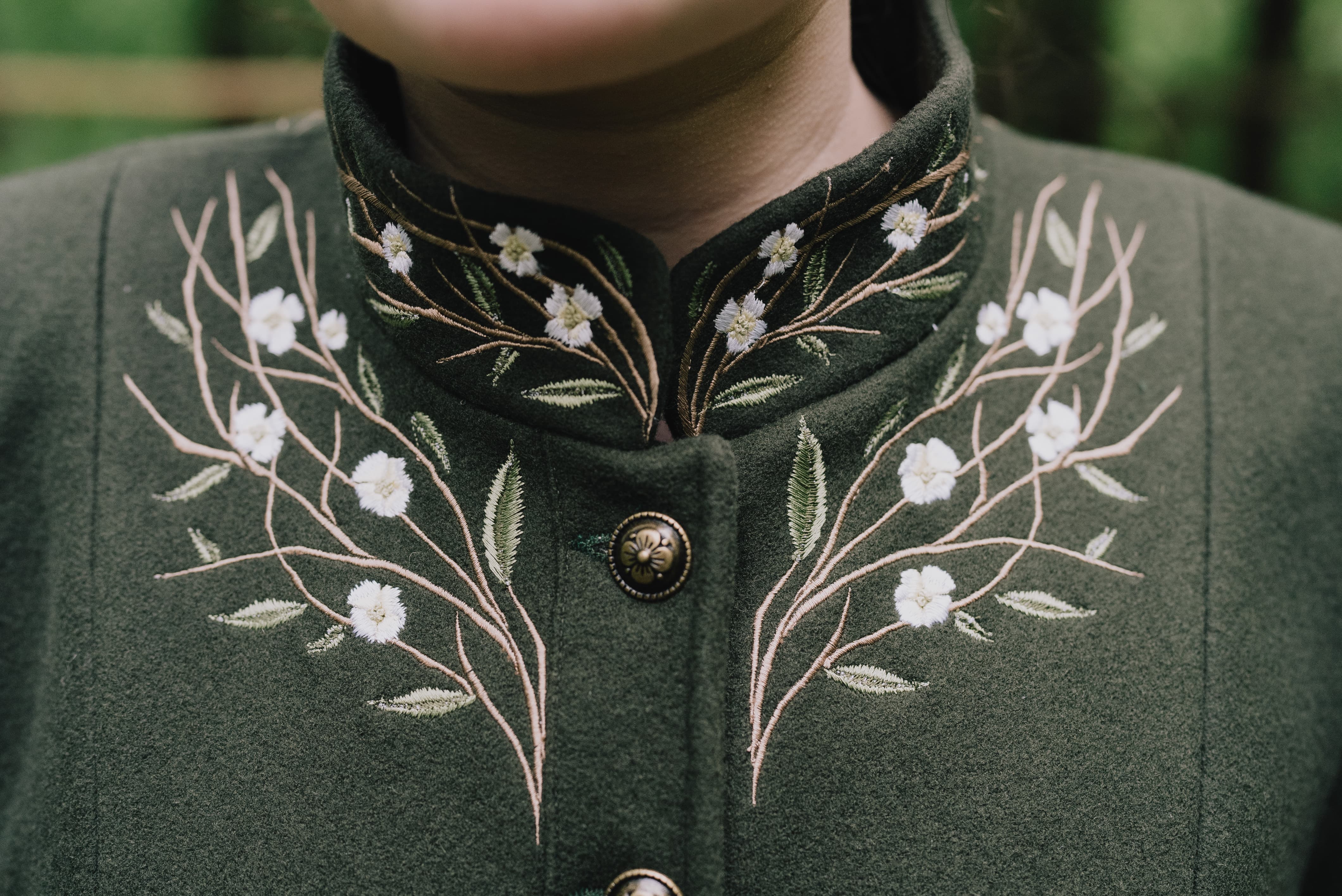 Embroidered Coat detail