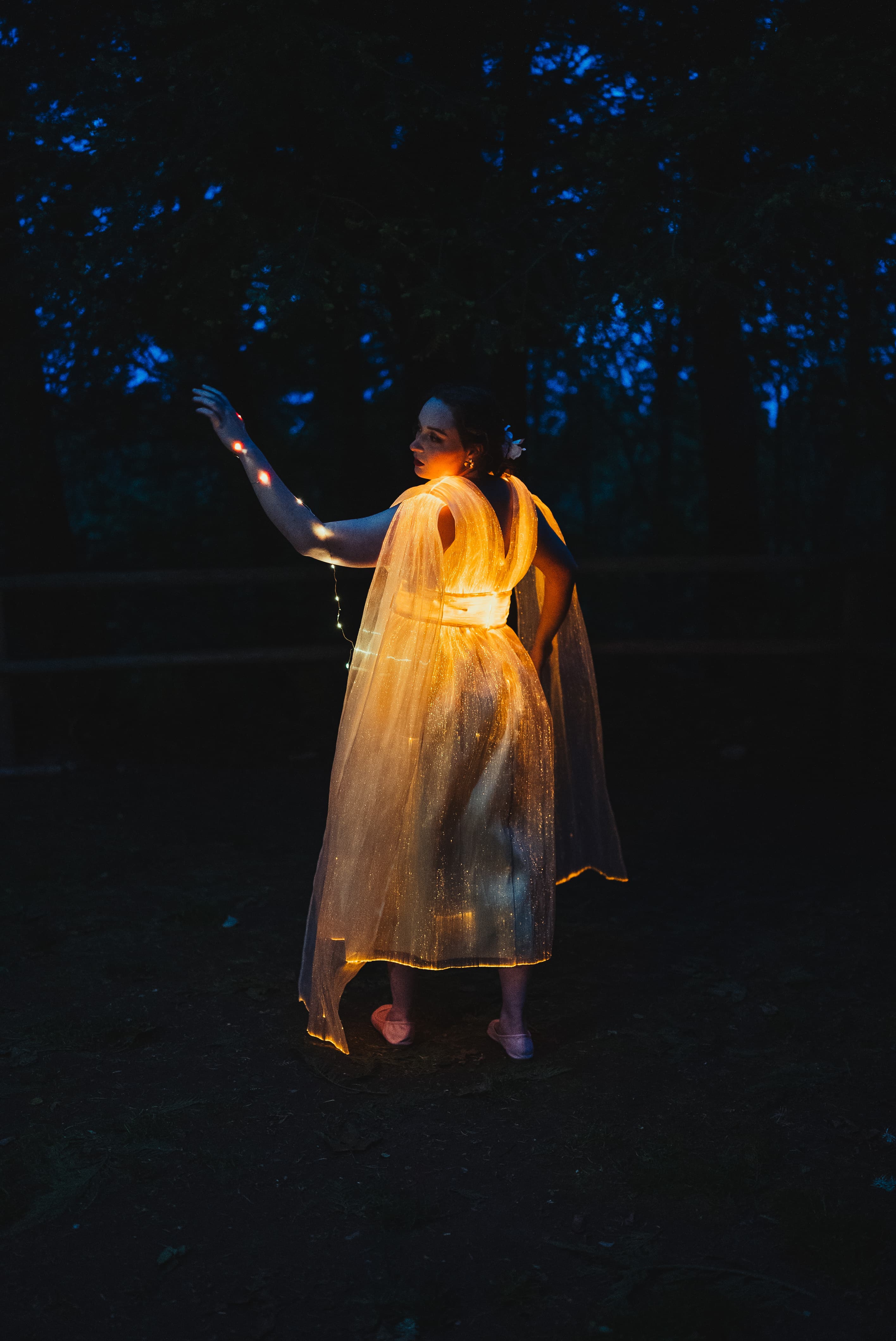 Fiber Optic Dress full length